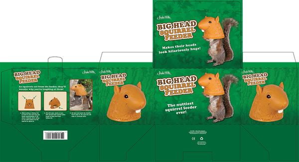 Big Head Squirrel Feeder Box