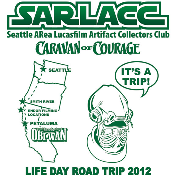 SARLACC Road Trip 2012 T-Shirt