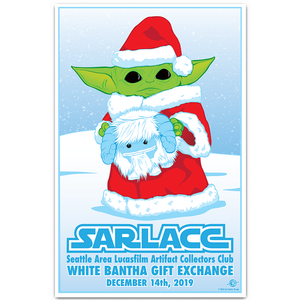 SARLACC White Bantha Gift Exchange Poster 2019