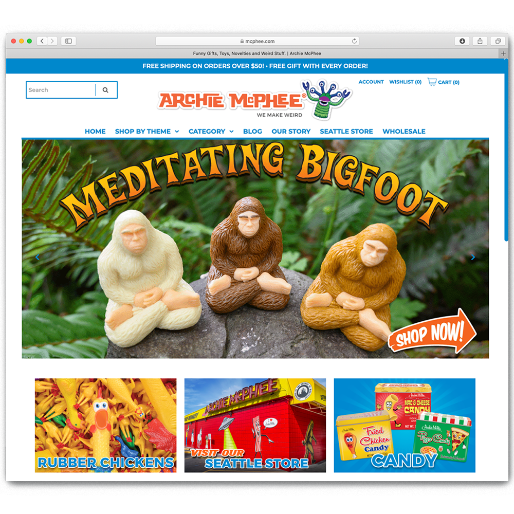 Archie McPhee Websites